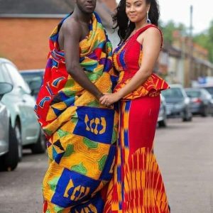 African Couple Ankara